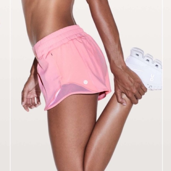 Lululemon Miami Pink Hotty Hot Shorts